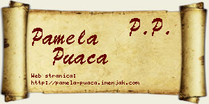 Pamela Puača vizit kartica